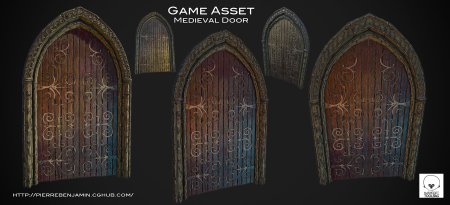 Средневековая дверь