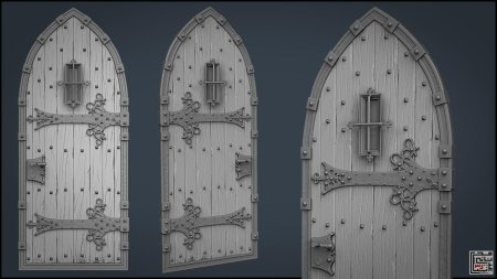 Средневековая дверь