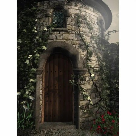 Замок увитый плющом