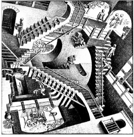 Морис Эшер лестница