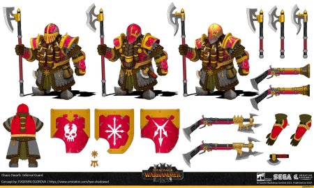 Дворфы хаоса total War Warhammer