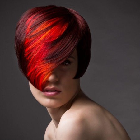 Яркое креативное окрашивание