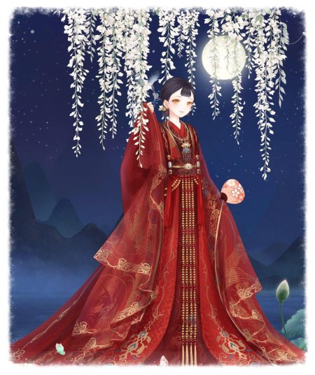 Красивые аниме костюмы в японских стилях нарисованные