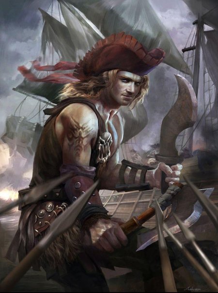Даниэль Монбар пират арт