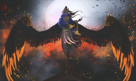 Тенгу арт фэнтези