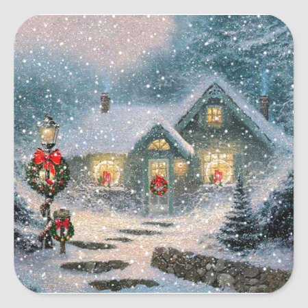 Thomas Kinkade Рождественские домики