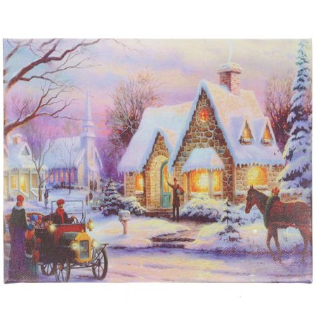 Томас Кинкаде зимний пейзаж