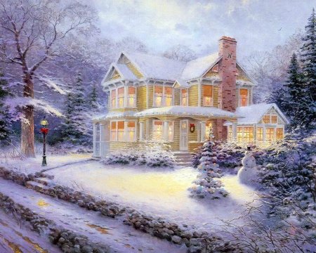 Томас Кинкаде зима