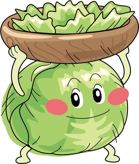 Мультяшные овощи