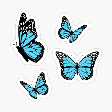 Наклейка бабочка