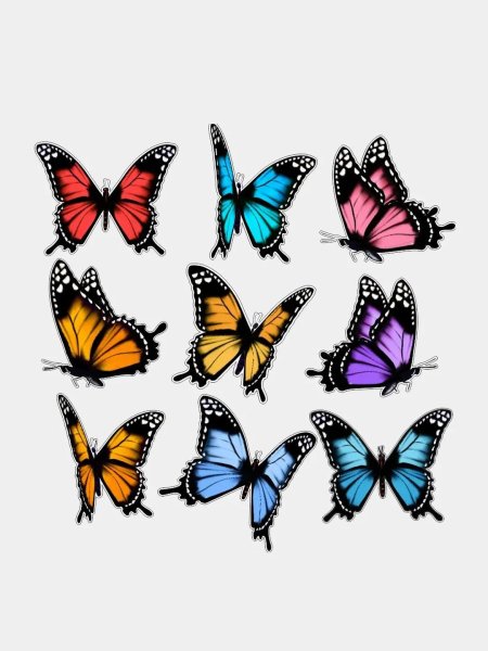 Наклейка бабочка