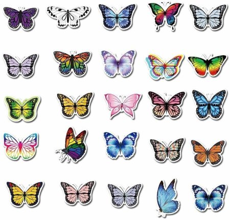 Наклейка бабочка