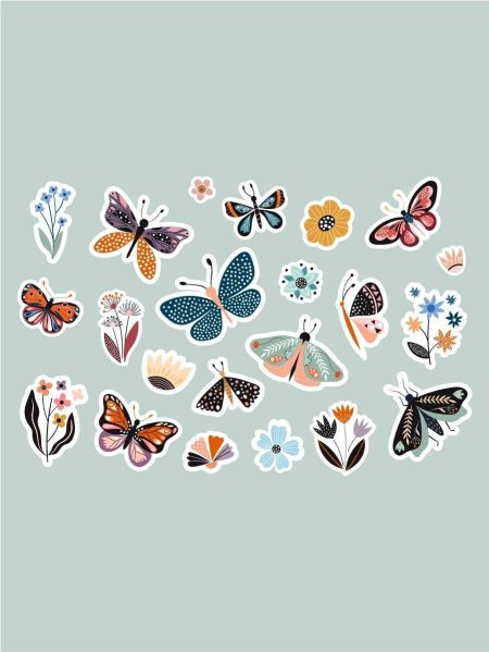 Наклейка бабочка