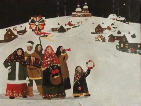 Оксана Архипова зимние Святки