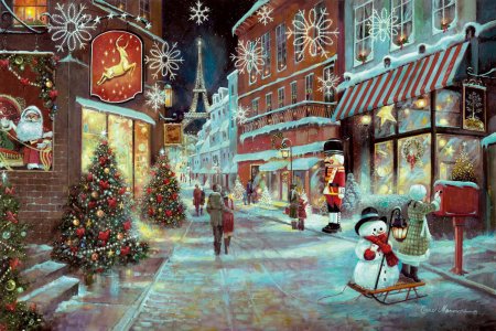 Рождество в Париже