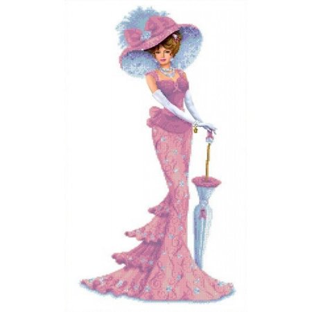 Вышивка бисером дамы