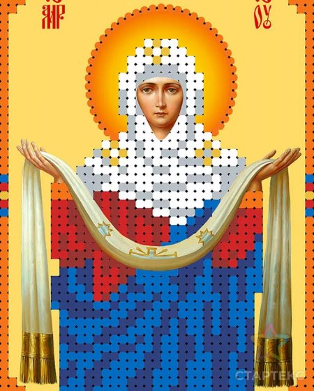 Вышивка бисером Покрова Пресвятой Богородицы