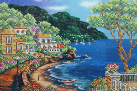 Вышивка крестом Южный берег