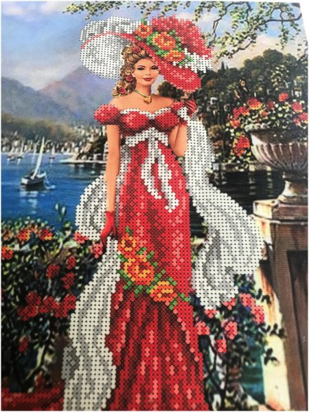 Вышивка бисером Каролинка дамы