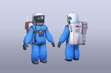 Космонавт 3d