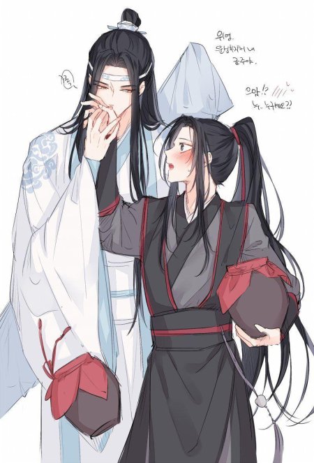 Магистр дьявольского культа темный Лань Чжань