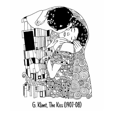 Густав климт поцелуй