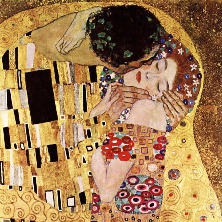 Густав климт поцелуй