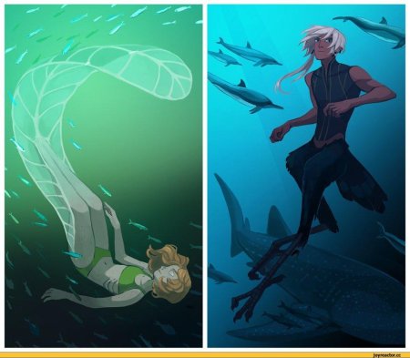 Человек амфибия референс