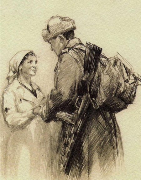 Фронтовые зарисовки Николая Жукова