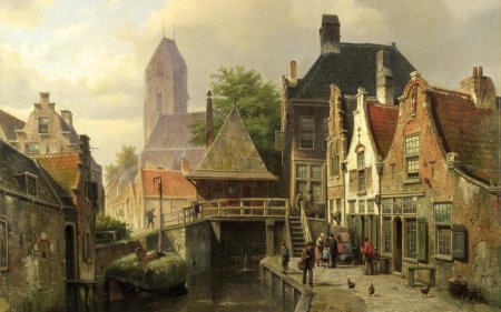 Willem Koekkoek голландский город