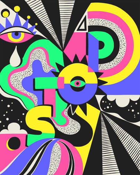 Психоделический хиппи арт