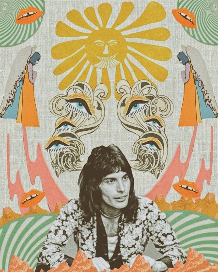 Фредди Меркьюри коллаж