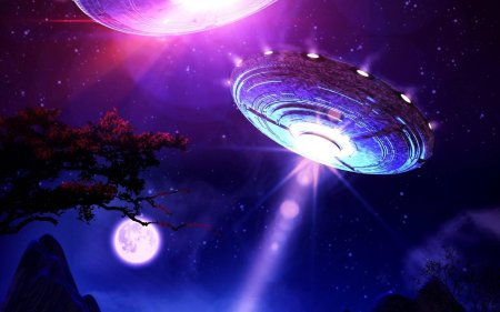 НЛО В космосе