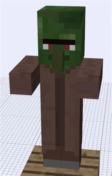 Зомби житель в МАЙНКРАФТЕ
