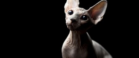 Канадский сфинкс черный