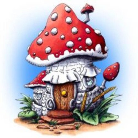 Дом гриб