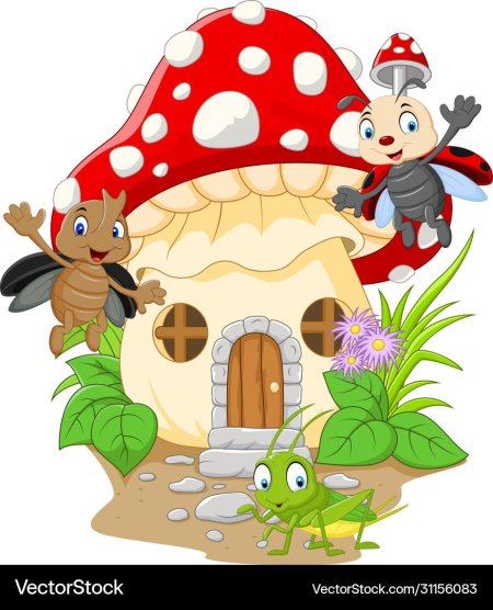 Домики грибочки