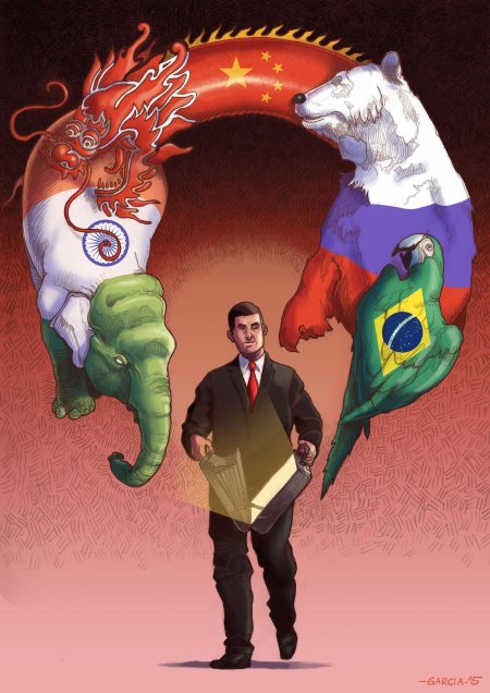 Россия и Китай арт