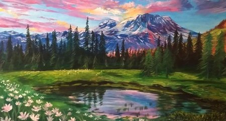 Пейзаж для рисования