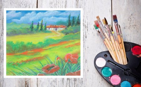 Рисование гуашью