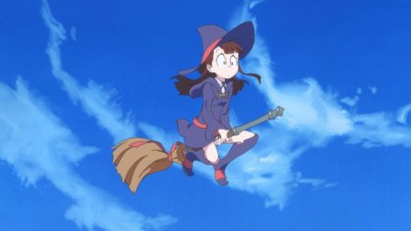 Академия ведьмочек Аманда на метле