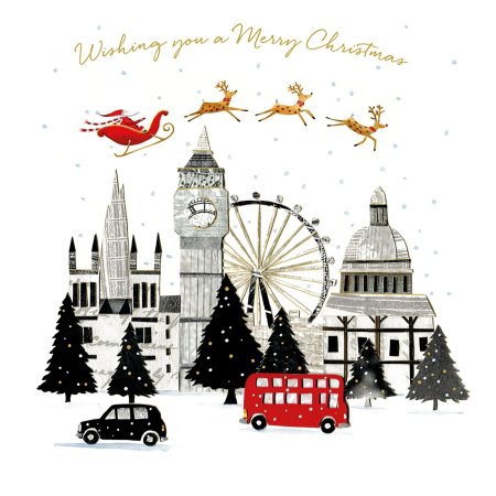 Новый год в Англии открытки