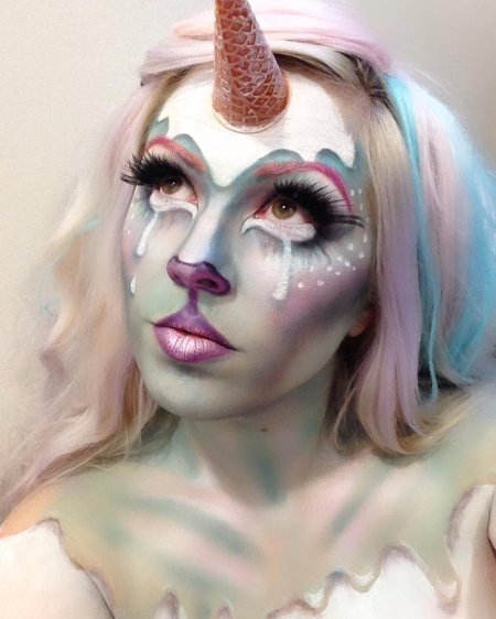 Мейкап единорога