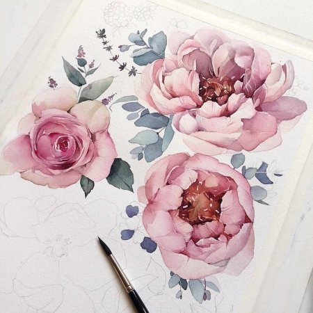 Акварель Наталия Каданцева