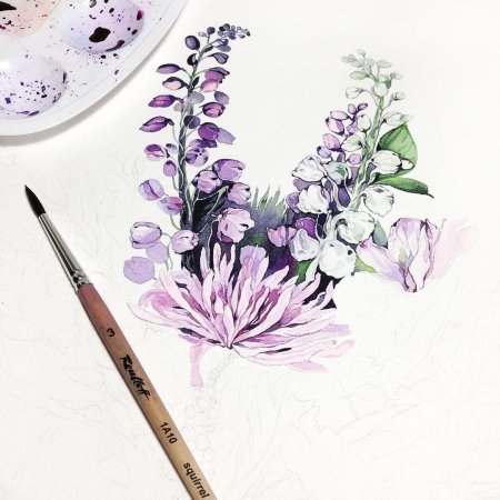 Акварель Наталия Каданцева