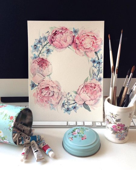 Акварель Наталия Каданцева