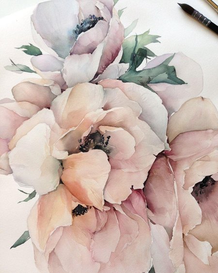 Наталья Каданцева акварель