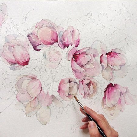 Наталья Каданцева акварель