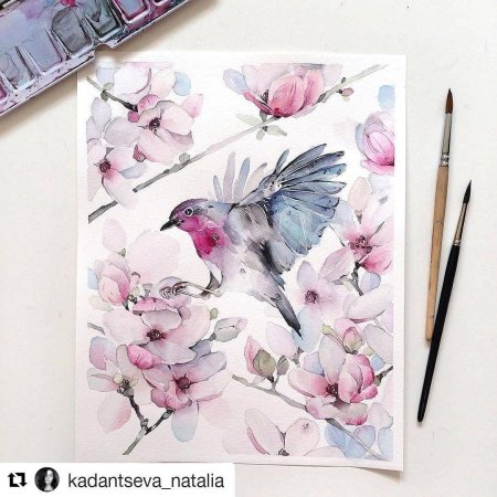 Акварель Наталия Каданцева