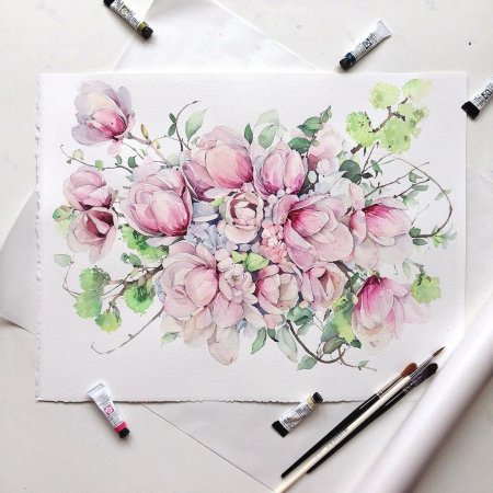 Акварель Наталия Каданцева